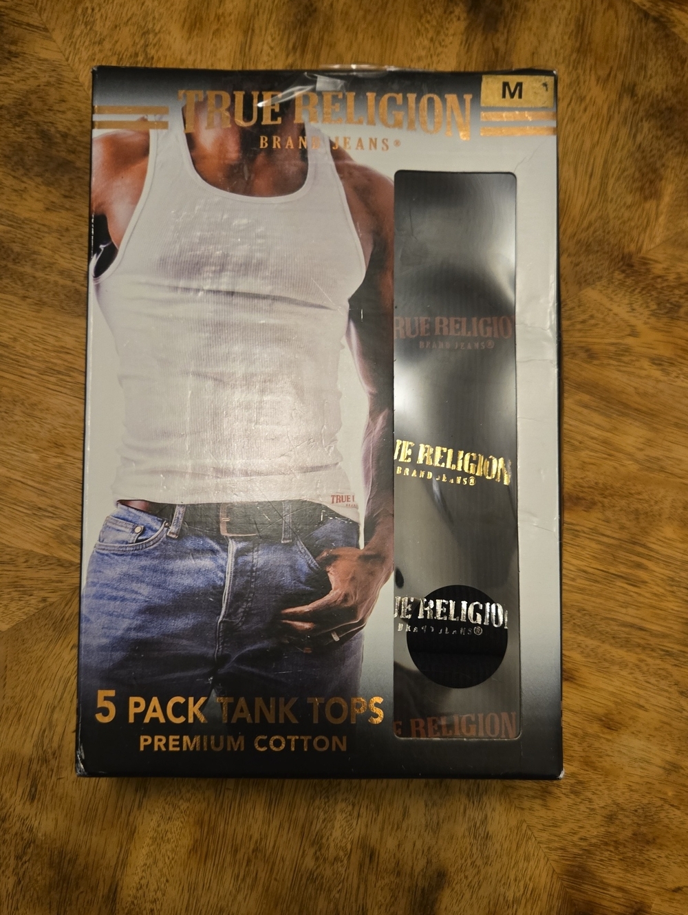 Men's True Religion Tank Tops - Set Of 5 - Size Medium